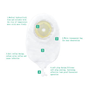 Bolsas urinárias, materiais de fábrica, bolsa <span class=keywords><strong>colostomy</strong></span> dreno, <span class=keywords><strong>urostomy</strong></span> stoma, 45mm - Product Image 3