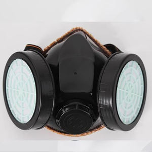 Masker Gas asam kimia, <span class=keywords><strong>Respirator</strong></span> keamanan Anti-Gas setengah wajah penggunaan ganda - Product Image 5