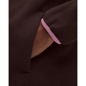 FOXA Chaqueta de lana para mujer con cuello alto y manga larga, abrigo con cremallera, ropa exterior suave y cálida para otoño e invierno con bolsillos - Product Image 5