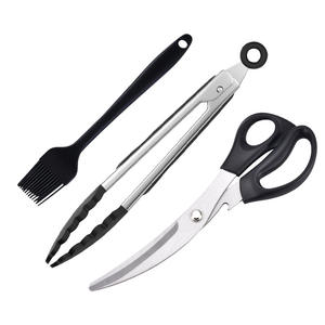 ชุดอุปกรณ์บาร์บีคิวอเนกประสงค์ กรรไกร ที่คีบ แปรงซิลิโคน สำหรับปิ้งย่างกลางแจ้ง - Product Image 4