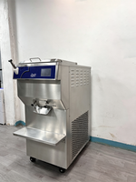 Machine à glace verticale commerciale Dezoton 30L en acier inoxydable, certifiée Energy Star, pour crème glacée dure et lait aux fruits