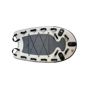 Trineo de Rescate Inflable Personalizado con Logotipo, Fabricado con Tela Gris Drop Stitch, Trineo de Rescate <span class=keywords><strong>Pequeño</strong></span> para Salvavidas, Trineo para Moto Acuática - Product Image 4