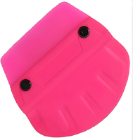 MULE K-A-04 Housse de voiture en forme d'éventail, avec raclette de décapage de peinture pour changement de couleur, en TPU souple et flexible, résistante à l'usure, film de protection rose pour vitres