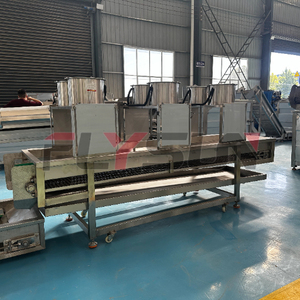 Conveyor Belt Industrial Fryer Complete Frying <b>Equipment</b> for Meat Products Pasta and Fruit Vegetable Crisps - Product Image 4