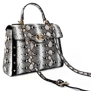 Borse Tote di Lusso di Alta Qualità per Donne, Borse a Spalla in Pelle PU, Borse alla Moda con Motivo Pelle di Serpente per Donne - Product Image 4