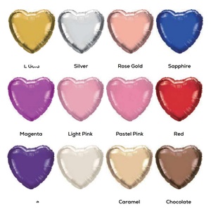 18 inch hình trái tim kim loại lá bóng bay-Các loại màu sắc cho sinh nhật, đám cưới, Ngày Valentine trang trí - Product Image 6