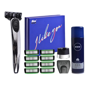 Nuevo producto X7 Series <span class=keywords><strong>7</strong></span> Capas Cuchillas de afeitar de acero inoxidable Cuchillas de afeitar en forma de L Kit de afeitadora de metal reemplazable - Product Image 1