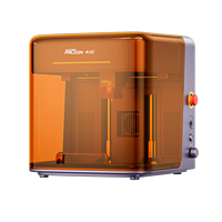 Découpeuse laser Creality Falcon A1C abordable, diode bleue 10W, options IR 1.2W, enceinte sécurisée Classe 1 pour bois, acrylique, métal