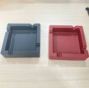 Cendrier carré en silicone incassable et résistant à la chaleur pour cigares, en caoutchouc durable, vente en gros - Product Image 4