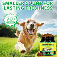 Oimmal Pet Health Care 30 Soft Chews, friandises digestives prébiotiques, soutien de la santé immunitaire intestinale, complément probiotique pour chiens