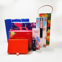 Maßgefertigte Luxuriöse Hochzeitsgeschenkbox Rote Kartonbox Magnetische Geschenkverpackung Lebensmittelverpackung Papierbox Mit Deckel und Griff