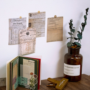 Paquete de 30 Hojas de Papel Decorativo Vintage con Diseño de Rapsodía de Antigüedades, Material para Decoración Romántica DIY, Embalaje para Diario - Product Image 4