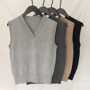 Pull tricoté surdimensionné pour femmes, <span class=keywords><strong>gilet</strong></span> pour adolescentes, automne et hiver - Product Image 1
