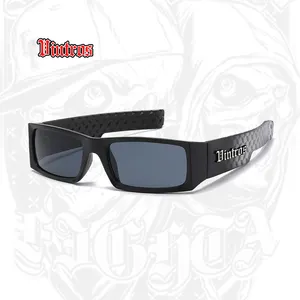 VINTROS Locs OG Rectangle Thick Frame Vintage Custom Logo Polarized Men Women Sport New Sunglasses 2023 UV400