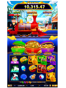 รถไฟ <span class=keywords><strong>MONOPOLY</strong></span> Express Pacific Station พร้อมระบบฝึกฝนทักษะ  หน้าจอแนวตั้ง 85% (ขั้นต่ำ 1 ชิ้น) ราคาโรงงานสำหรับเครื่องเล่นเกม - Product Image 1