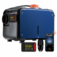 Chauffage d'air horizontal diesel KAIDA 8KW 12V/24V avec télécommande LCD, faible consommation de carburant 0,1L/H, chauffage de stationnement pour camion, camping-car, bus