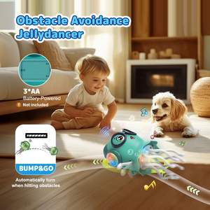 Juguetes Musicales para Bebés, Bailarín de Gelatina, Juguetes para Bebés de 6 a 12 Meses, Regalos de Juguete Sensorial Jellydancer, Juguetes Mágicos de Música y Movimiento para Gatear - Product Image 3