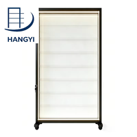 Panneau avant transparent en verre protecteur LED éco-responsable style Hangyi à prix réduit, couvercle transparent en acrylique de sécurité pour cartes TCG