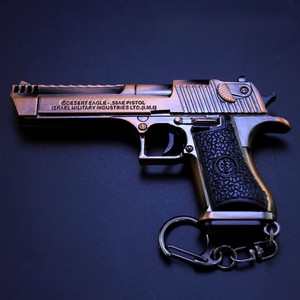 Mini Desert Eagle Aleación de Metal modelo de mano llavero juguete para regalo para niños llavero táctico - Product Image 3