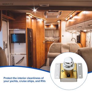 Du thuyền Motorhome cắm trại Caravan đồ nội thất ngăn kéo Keyless đẩy nút chốt cơ khí đẩy nút khóa - Product Image 6