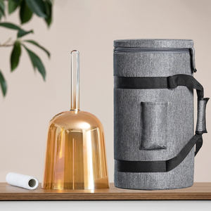 Cuencos Cantores <span class=keywords><strong>de</strong></span> Cristal <span class=keywords><strong>de</strong></span> Cuarzo Jinfang Alchemy para Sanación con Sonido, con <span class=keywords><strong>Bolsa</strong></span> <span class=keywords><strong>de</strong></span> Transporte y Martillo - Product Image 5