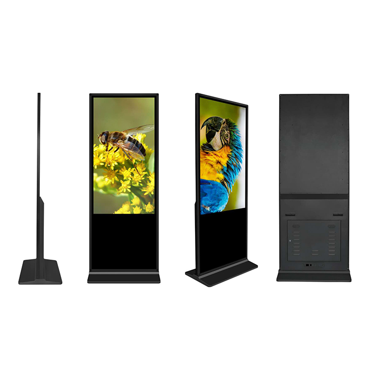 EKAA 55 дюймов внутреннее окно ПК плоская панель дисплей digital signage для торгового центра