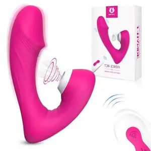 S181-2 feroce giocattoli sessuali automatici per le donne con 9 vibrazione e aspirazione senza fili vibratore giocattolo del sesso venditore