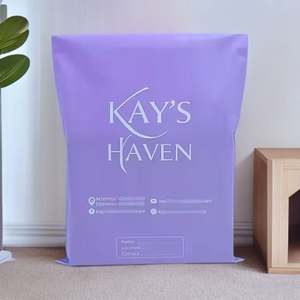 Sac d'expédition écologique personnalisé en poly végétal, sac de courrier pour t-shirt, sac de colis pour vêtements, sac polymailer - Product Image 5