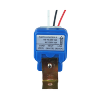 Interruptor de Fotocélula de encendido/apagado automático 10A 12V/24V/110V/220V DC AC Sensor de luz de calle 50-60Hz Sensores ópticos de control de fotos