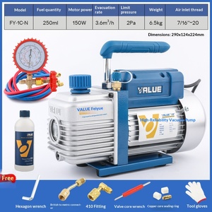 Nueva Bomba de Vacío Eléctrica de Acero Inoxidable de Doble Etapa Flying 4L Original con Filtro para Uso en Laboratorio <span class=keywords><strong>FEIYUE</strong></span> para Instalación - Product Image 6