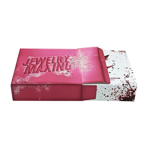 Custom Luxurious Jewellery Packaging Printed Cardboard Magnetic <b>Foldable</b> <b>Box</b> Fashion Jewelry Packaging <b>Box</b> Gift <b>Box</b> Set - Product Image 4