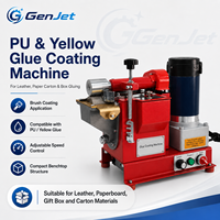 Máquina Automática de Recubrimiento de Pegamento Frío GenJet con Motor de Cobre Puro, Grosor Ajustable, Alta Productividad para Empaquetado de Bolsas