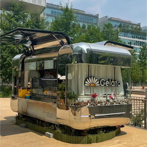 Remolque de Comida Móvil American Standard para Venta de Snacks, Helados, Pizza, Anillos de Calamar, Camión de Comida, Cocina Móvil, Remolque de Comida Resistente a la Oxidación - Product Image 1