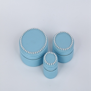 Tùy Chỉnh Tinh Tế Cao cấp Vuông Đồ Trang Sức Hộp Nhẫn Cán Bóng Có Thể Tái Chế Các Tông Màu Xanh Dễ Dàng Phân Loại Cửa Hàng Cho Đồ Trang Sức - Product Image 6