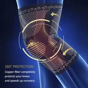 Wholesale knee braces near me , compression copper knee brace sleeve