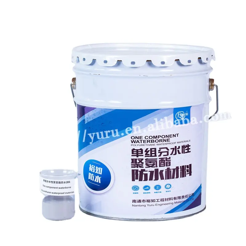 Yu Ru Environmental protection waterproofing roof Polyurethane Water Based coating, polyurethane waterproofing coating polymer