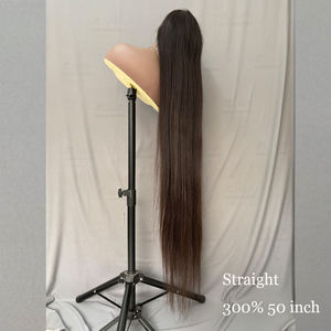 200% 13x4 <b>Full</b> Frontal <b>Wig</b> Natural Color 20-40inch Human Virgin Hair for <b>Lace</b> Transparent HD <b>Lace</b> Front <b>Wigs</b> - Product Image 3