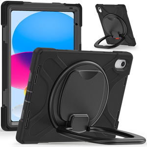 Étui robuste rotatif à 360 degrés pour <span class=keywords><strong>iPad</strong></span> 10/11e génération A16, housse de tablette avec protection d'écran et bandoulière - Product Image 2