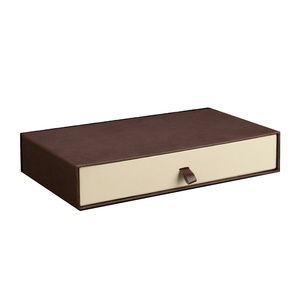 Custom Slide Wholesale Custom Logo Slide Out Drawer Box Fine Gift Jewelry Box Cosmetic Packaging Paper Box
