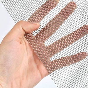 Maille métallique tissée en acier inoxydable personnalisée, résistante à la corrosion, avec des trous carrés et des fils recourbés - Product Image 2