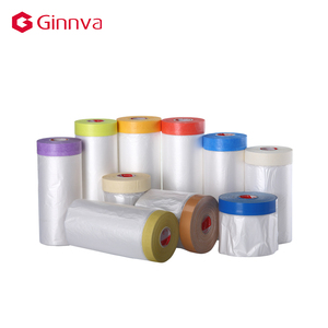 Film de masquage premium HDPE <span class=keywords><strong>pour</strong></span> peinture, protection automobile, film protecteur PE - Product Image 1