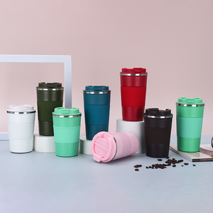 17oz Stainless Steel Drinking Custom Leak Proof Car <b>Thermal</b> Vacuum Travel <b>Coffee</b> Tumbler With Straw - Product Image 1