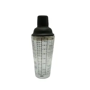 Shaker à Cocktail en verre véritable, tasse en verre transparent pour mélanger les boissons, 400ML, livraison gratuite