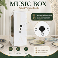 Juego de Imanes para Refrigerador con NFC y Disco de Vinilo Versión BRAVION BT, Luz Nocturna LED Personalizada, Imán para Refrigerador con Disco Giratorio, Reproductor de Música CD