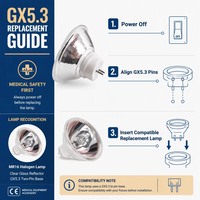 Ampoule halogène 20V 150W GX5.3 pour lampe dentaire – Commande en gros, fournisseur et importateur de lampes médicales