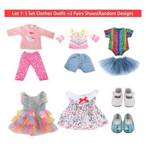 Conjunto de Ropa para Muñeca Miss Yu de 18 Pulgadas, Vestido Tutú Arcoíris, Accesorios de Juguete para Niños - Product Image 4