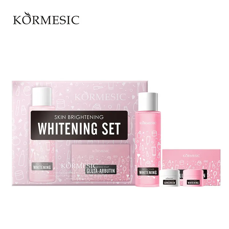 KORMESIC ชุดดูแลผิวเพื่อผิวขาว,ผลิตภัณฑ์ดูแลผิวเพื่อต่อต้านริ้วรอยให้ความชุ่มชื้น OEM