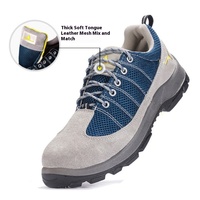 Chaussures de sécurité de chantier Deltaplus Delta RIMINI0 S1P, série Rainbow, tige en mesh, anti-écrasement, anti-perforation, antistatiques, respirantes