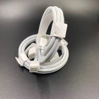 Vente en gros 1m de câble de données USB double type C tressé en nylon 6A charge rapide 60W pour synchronisation d'appareil photo CtoC charge rapide
