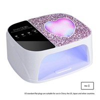 Nouvelle Lampe UV LED Professionnelle Haute Puissance à Quatre Niveaux de Réglage pour Séchage des Ongles, Source Lumineuse LED, Lampe à Ongles UV LED à Brancher pour Salons de Manucure